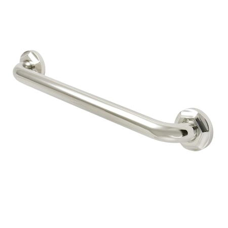 Metropolitan Contemporary Grab Bar, 18-13/16" L, 17 ga. Brass, Polished Nickel DR714166